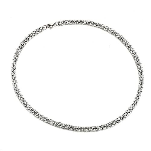 Collier Large Chaîne en acier pour parfaire votre look urbain et vos soirées