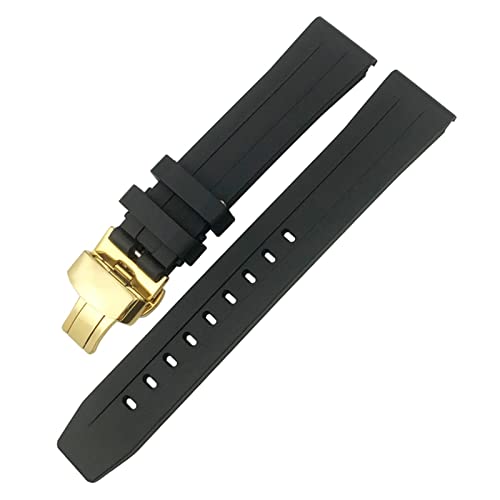 Bracelet en caoutchouc sport bleu pour montre Seastar 1853 souple