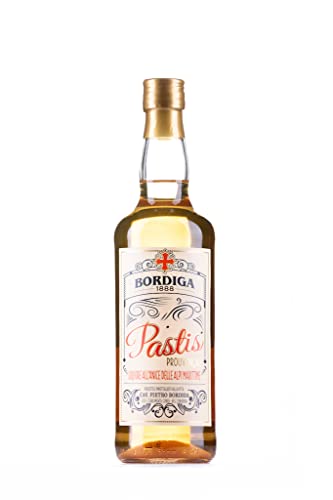 Pastis Bordiga Anis-Spirituose aus dem Piemont 0 7 L 45% Vol.