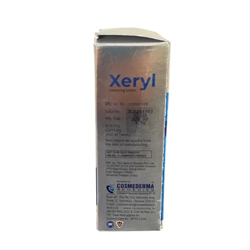 DermaShoap Xeryl Cleansing Lotion - Long-Lasting Moisturizing Formula With Cetyl Alcohol And Stearyl Alcohol - Protects Dry Skin up to 48 Hours - (Pack Of 2)