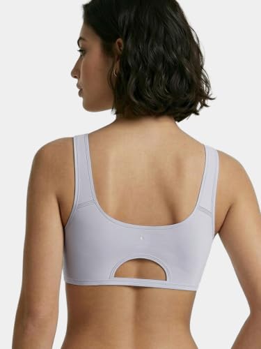 Image of Enamor Bamboo Cotton IB06, Women's Pop-on Bra - 3X Softer, 4X More Absorbent & Antimicrobial, Non-Padded, Wirefree, High Coverage