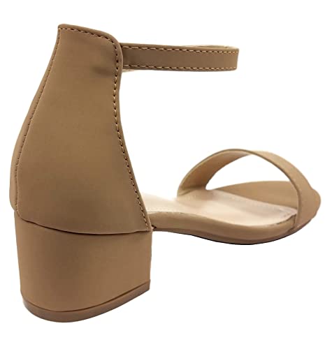 Image of Lucky Top Girls Dress Sandal Low Heel Ankle Strap