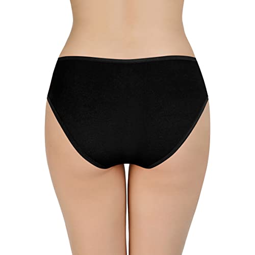 Image of Amante Solid Low Rise Cotton Bikini Panty Pack(Pack of 3)