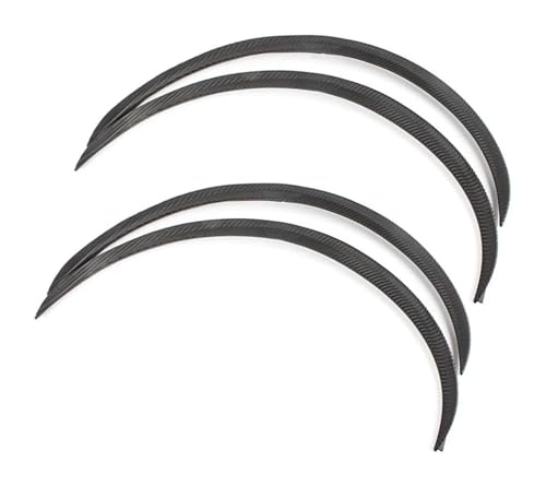 Coche Guardabarros para Cruze para Malibu para Tahoe para Suburban Pegatinas Universales para Guardabarros Y Cejas para Rueda De Coche 73 Cm/29''(Glossy Black)