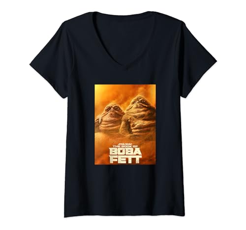 T-shirt Star Wars femme fini les hauts sans forme découvrez le col V chic Hutt Twins Sand