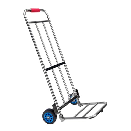 Carrito plegable portátil de acero resistente miniatura 1