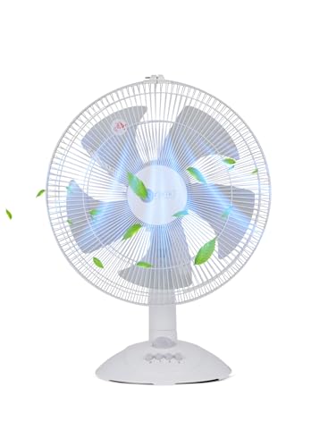 AFRA Electric Table Fan, 45W, White, AF-1645WT, 2 Years Warranty