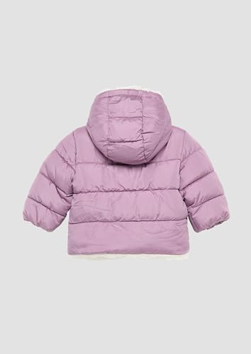 S.Oliver Junior Mädchen 2154410 Steppjacke Mit Teddyplüsch-Futter, 4751, 86 EU