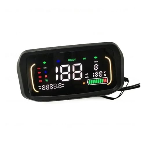 Tableau de bord scooter 652F N7 avec écran de vitesse et niveau de batterie