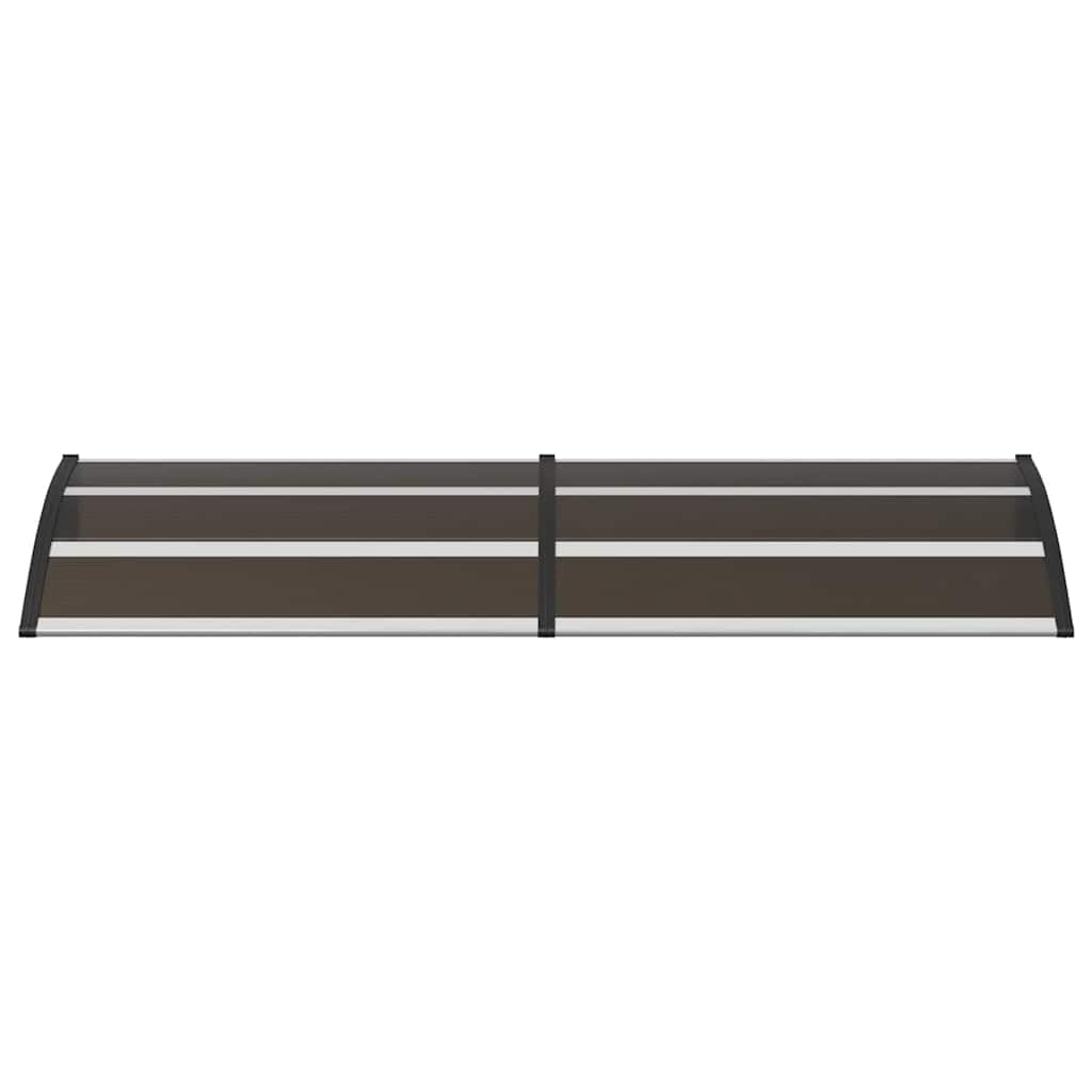 vidaXL Auvent de Porte Noir 200x75 cm PC