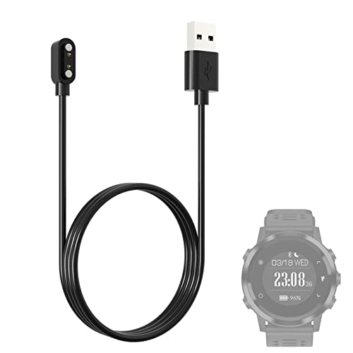 スマートウォッチ充電器, 高速充電 USB ケーブル 時計用電源充電器コード, トラベラー ビジネス ユーザー スマートウォッチ用ポータブル USB データ充電アダプター、60c/23.6 インチ uskela