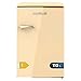 Produktbild Cecotec Mini Retro Kühlschrank Bolero CoolMarket TT Origin 110 Beige E. Retro-Mini-Kühlschrank mit 110L Kapazität, Energieeffizienzklasse E, Icebox, LED-Innenbeleuchtung, verchromter Griff, Glasregale