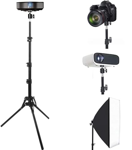 Mini Trépied Pour Projecteur, Réglable De 73,7 à 144,8 Cm Avec