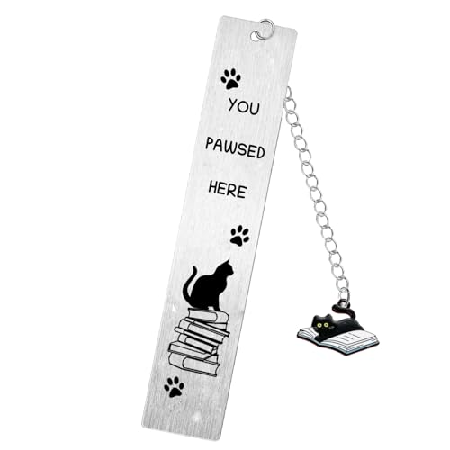 Funny Cat Bookmark for Cat Lover Gifts for Book Lover Gifts for Reader Bookworm Bookish Present Cats Mum Dad Gift for Pet Lover Gift Cute Book Mark for Reading Women