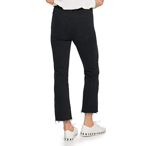DKNY Women's Rivington Slim Straight Crop Jeans3