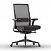 Produktbild OFINTO Active Bürostuhl Mattschwarz TESTSIEGER | Ergonomischer Schreibtischstuhl mit Sitzkippfunktion & adaptiver Lordosenstütze | Vollständig anpassbarer Office Chair für top Sitzposition | Drehstuhl