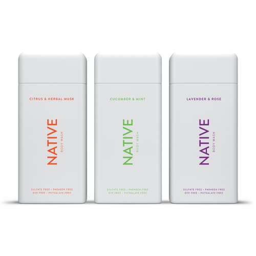 Native Body Wash Natural Body Wash for Women, Men | Sulfate Free, Paraben Free, Dye Free, with Naturally Derived Clean I