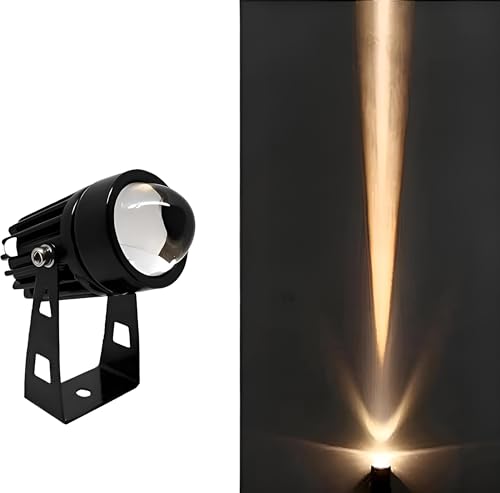 Image of FILLISKA 3 Watt LED Indoor /Outdoor High Beam Wall Highlighter, IP-65 Rainproof & Shockproof Body. (Matt Black High Beam)