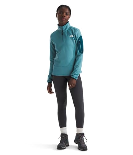 Image of THE NORTH FACE Men's Crest Full Zip Jacket | Water Repellent Fleece Coat, Double Layer Stand Collar & Zip Hand Pockets