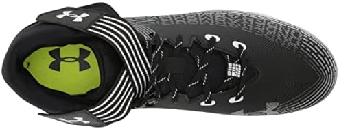 Under Armour Men's Highlight Franchise Football Shoe, Black (003)/White Review | Image 4