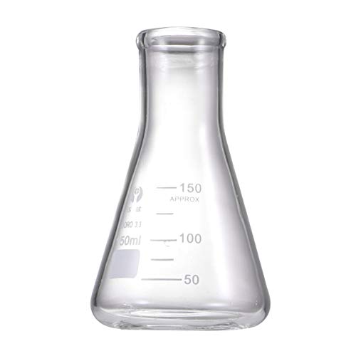 UKCOCO 3Pcs Boccetta di Vetro Esperimento Scuola