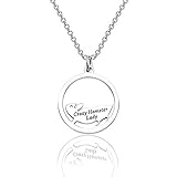 WUSUANED Pet Lover Gift Hamster Wheel Necklace Crazy Hamster Lady Hamster Lover Pendant Necklace Animal Lover Jewelry Gift for Women (Crazy Hamster Lady Necklace)