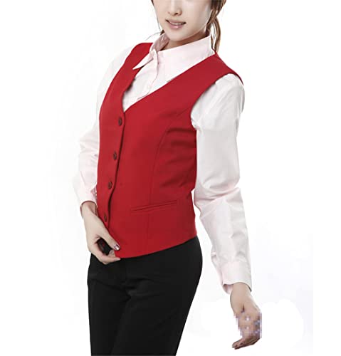 Chaleco corto mujer azul marino delgado sofisticado talla grande 3XL chaleco 2