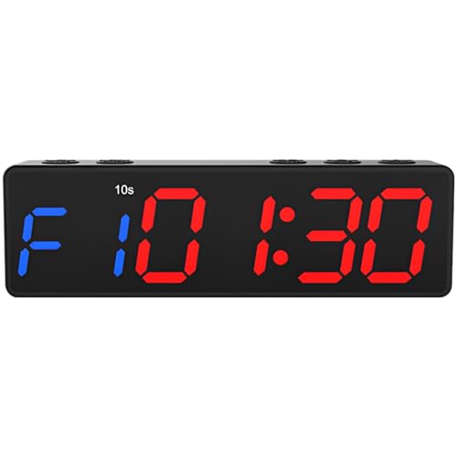 Sacolin Gym Timer Clock with 8 Fitness Modes, Portable Digital