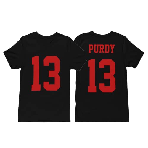 Amazon.com: Brock Purdy #13 San Francisco Football Cotton T Shirt