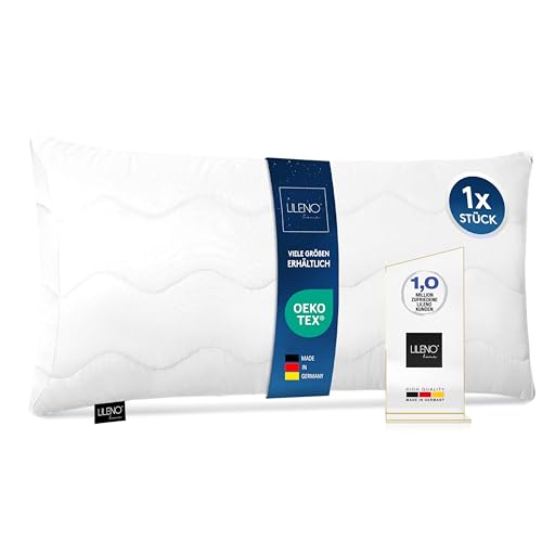 Lileno Home Imbottitura per cuscino, 40 x 80 cm, set da 1 pezzo, cuscino interno trapuntato, per chi soffre di allergie, in microfibra, come cuscino decorativo e cuscino da divano, lavabile a 40 °C