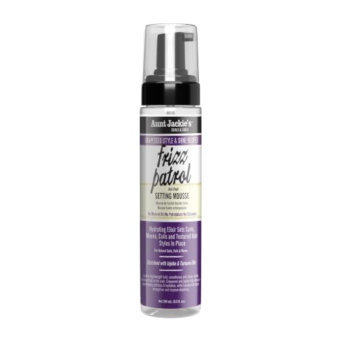 Aunt Jackie's Grapeseed Frizz Patrol Setting Mousse 8.5oz