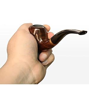Rookpijp Handgemaakte massief houten pijp creatieve persoonlijkheid ebbenhout pijp pijp vintage droge pijp filter pijp…