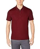 Ryan Seacrest Distinction Mens Shirt Medium 1/4 Zip Polo Red M