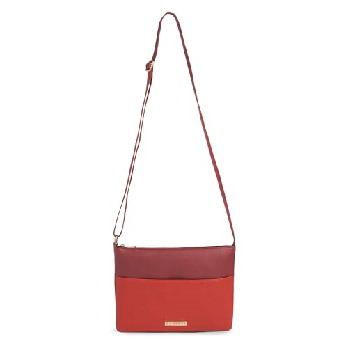 Image of Caprese Kiwi Medium Sling Bag for Women with Adjustable Strap & Zipper Closure for Comfortable Wear | Versatile Handbag for Everyday Use, Travel, and Special Occasions