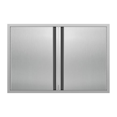 Outdoor Kitchen Doors 28" W x 19" H Stainless Steel