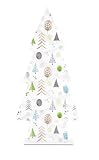 El moderno árbol de plástico tiene un tamaño de aprox. 42 cm