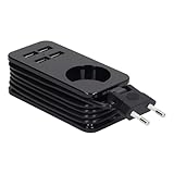 Elprico Adaptador de 1200W 10a de Fire -Profes (Black)