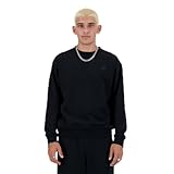 [ニューバランス] メンズ Athletics スウェットクルー (MT41506) スエット トレーナー BK(ブラック) M