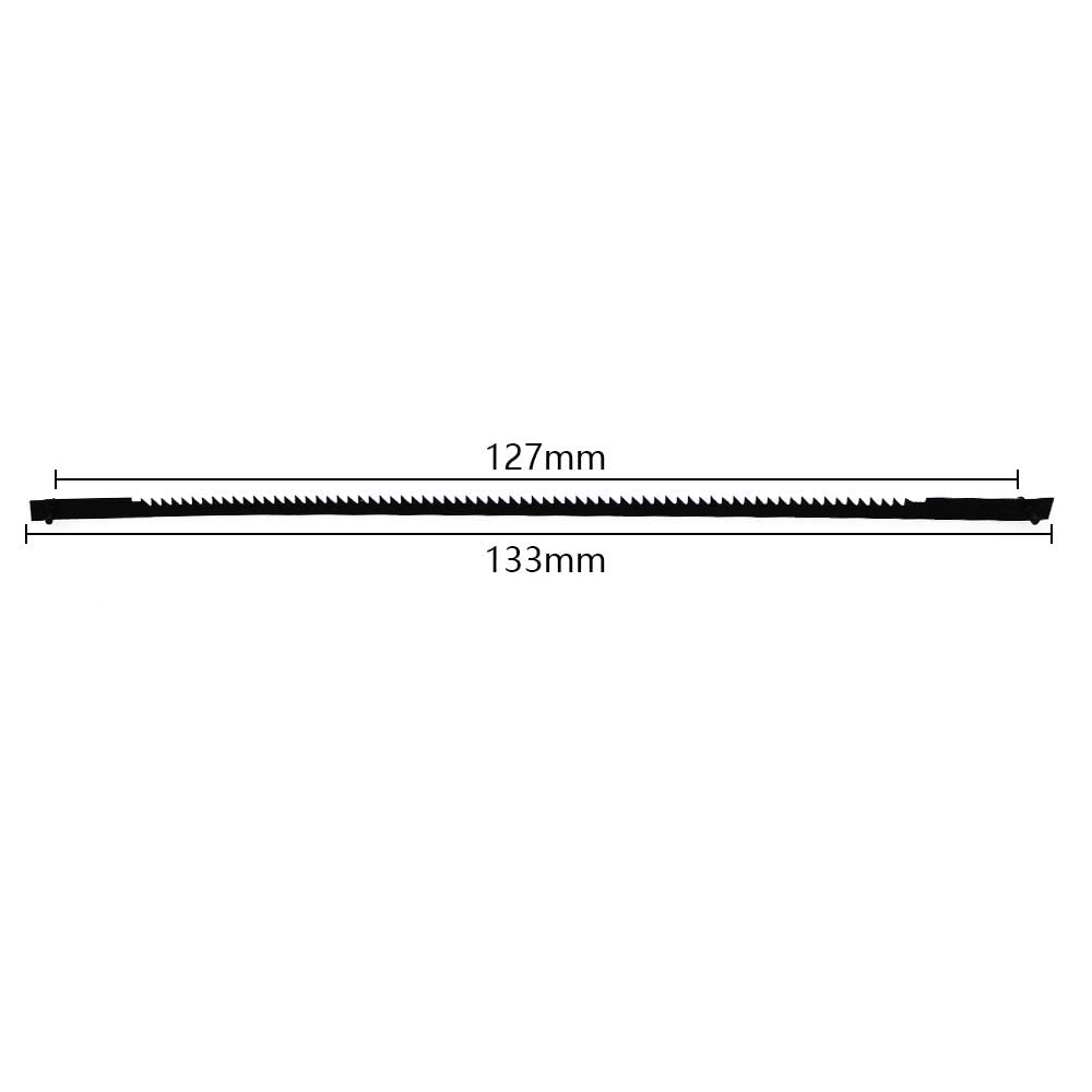 16 sztuk piły do drewna do Compact Scroll 10/15/18/24 Teeth Pinned Scroll Saw Blades Wood Working Power Tool Accessories for Sawing Wood Plastic Foam Soft Metals