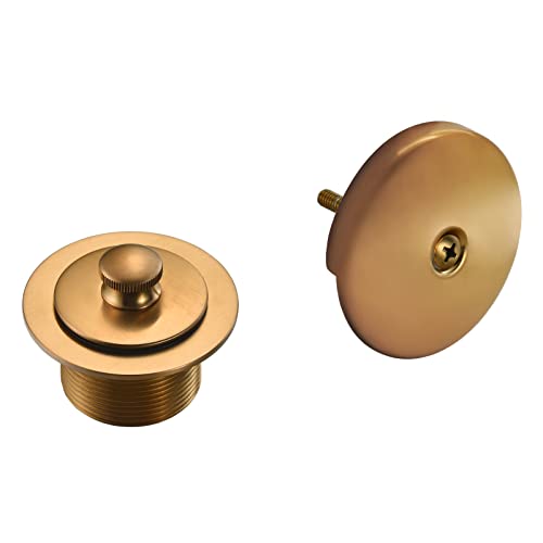 1-3/4 Inch Threaded Tub and Shower Drain Kit Used for Repalcing Moen T90331BG with Push-N-Lock Drain Assembly Brushed Gold