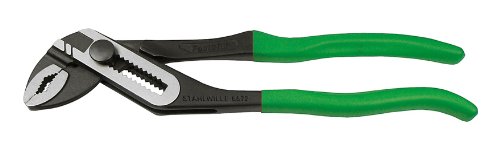 Stahlwille 65726240 Chrome Vanadium FastGrip Waterpump Plier, 240mm Length, 37mm Maximum Jaw Opening