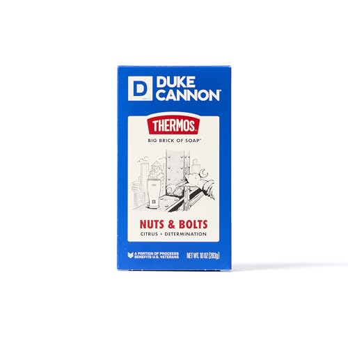 Image of Duke Cannon x THERMOS Nuts & Bolts Big Brick of Soap, 10 Ounce (Pack of 6)