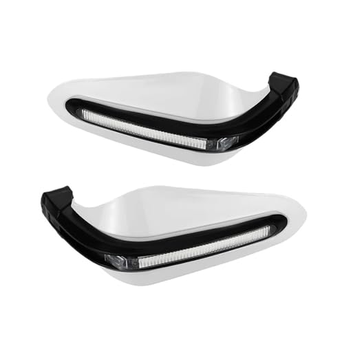 Protège-mains moto guidon 17-22mm en ABS avec LED pour éviter le froid et les chocs en TRK