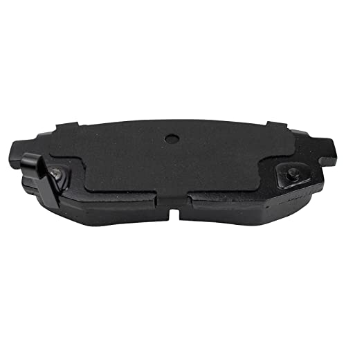 Image of TRQ Rear Brake Pad and Rotor Set Ceramic Vented Rotors Compatible with 2013-2015 Subaru BRZ 2010-2014 Legacy