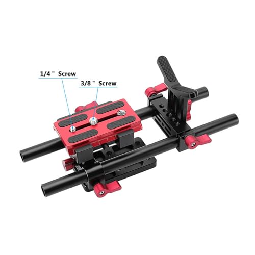 Base de cardans réglable support objectif en Y filetage 1/4 3/8 - 3