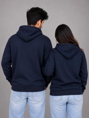 Image of The Tee Shop Couple Hoodie Cotton Warm Pullover Printed Beauty & Beast Hoodies - Pack of 2