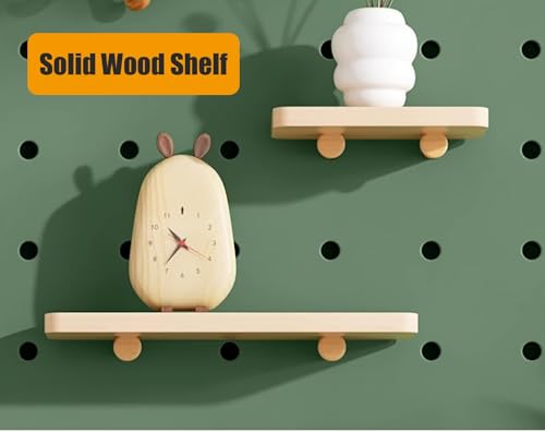 Kit de combinaison de panneau perforé en bois pour stopper le désordre sur le bureau - 4