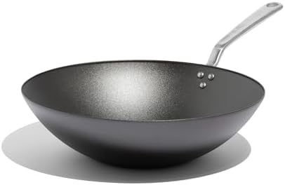 Made In Cookware - 13" Seasoned Carbon Steel Wok - (Like Cast Iro...