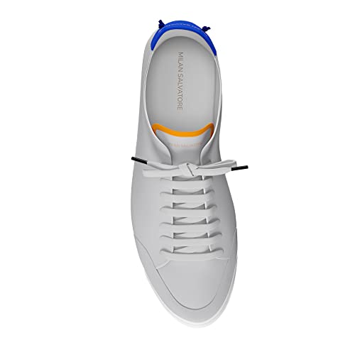 Handmade Men's Grigio Everyday Sneaker| Grigio Sneakers Shoes for Men - Classic Premium Italian Leather Walking & Casual Fashion Sneakers Shoes with Comfort Lace Up2