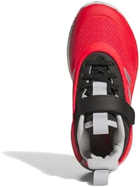 adidas OWNTHEGAME 3.0 K Unisex Çocuk Ayakkabı Orta Taban (Futbol Dışı), pure ruby/silver met./core black, 37 1/3 - Görsel 2